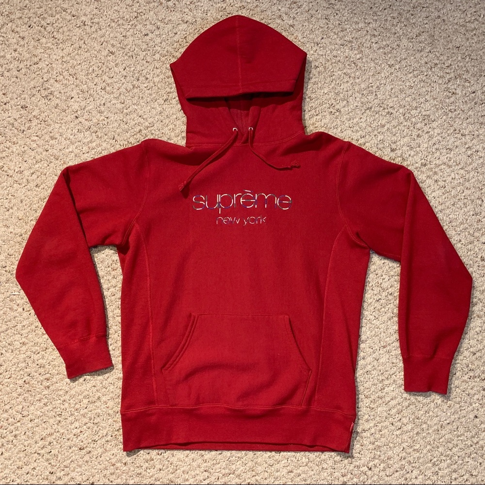Supreme Multicolor Classic Logo Hoodie